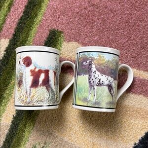 VINTAGE DOG MUGS ROYAL NORFOLK